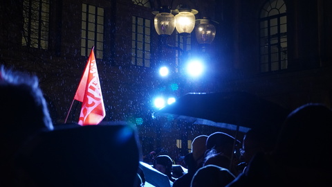 Jusos Hannover bei der Demo gegen die AfD
